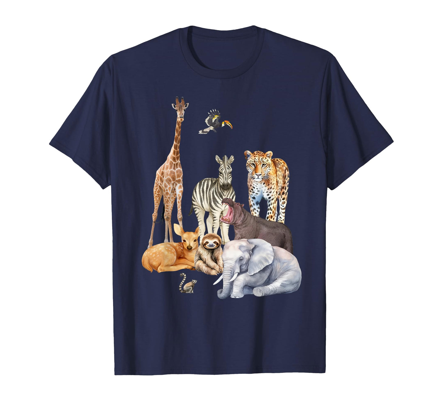 Wildlife Safari Party Animal Design T-Shirt
