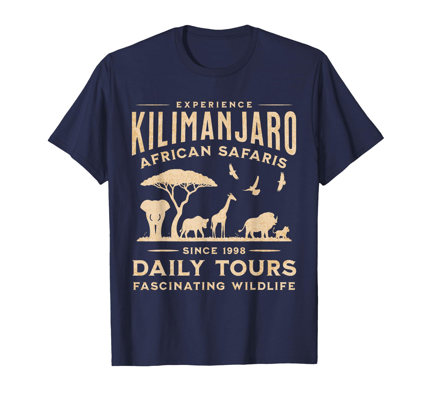 Kilimanjaro, African Safari, Animals, Theme Park Attraction T-Shirt