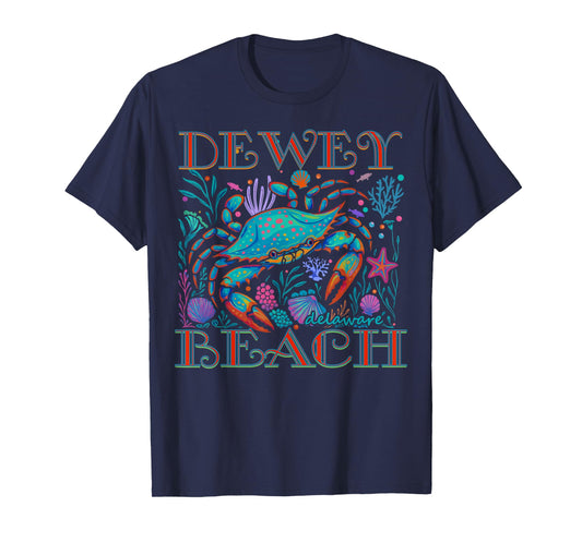 DEWEY BEACH DELAWARE BLUE CRAB SUMMER BEACH VACATION GIFTS T-Shirt