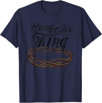 Vintage Long Live The King Jesus Christ T-Shirt