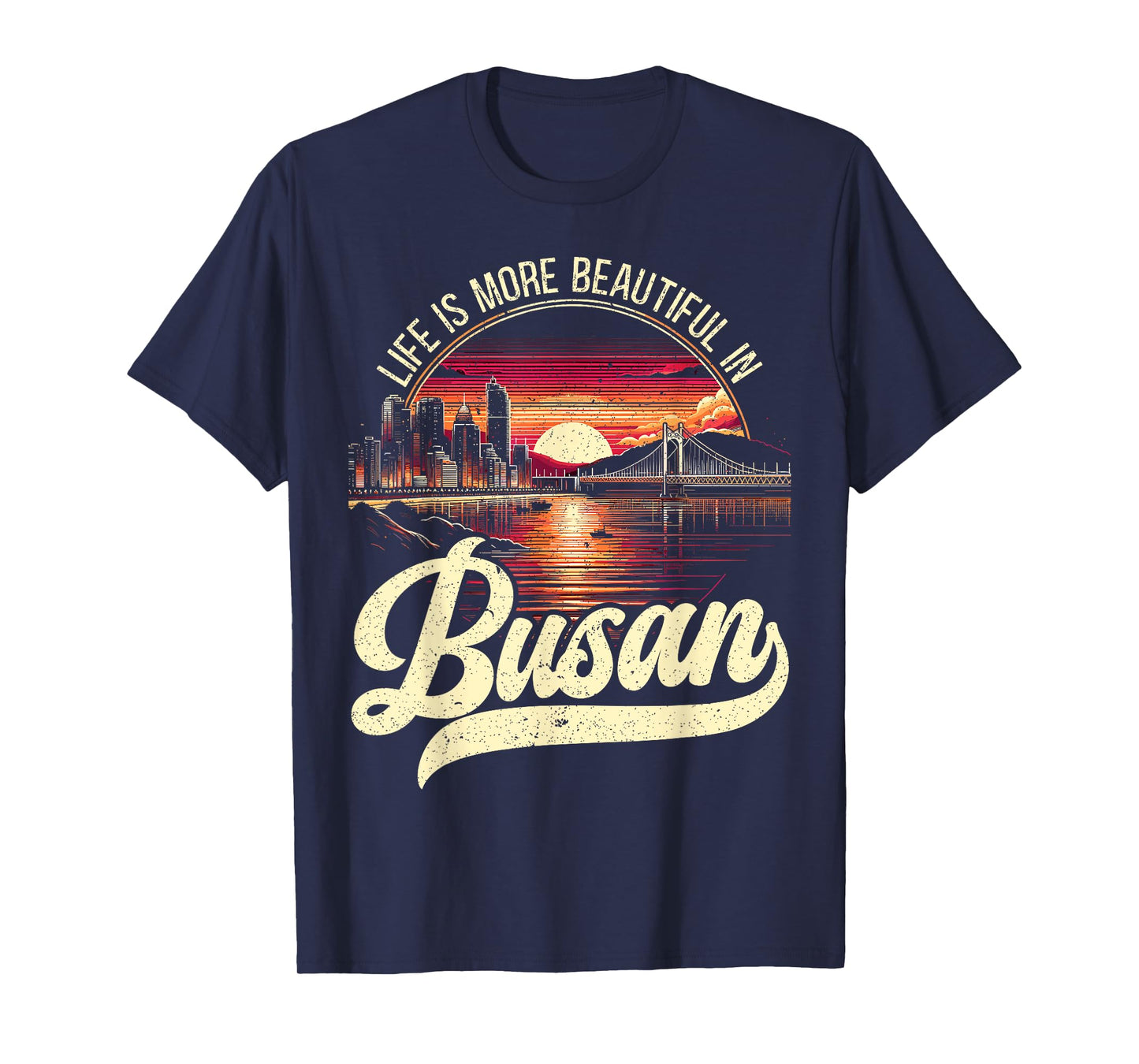 Busan South Korea Country Travel Vacation Korean T-Shirt