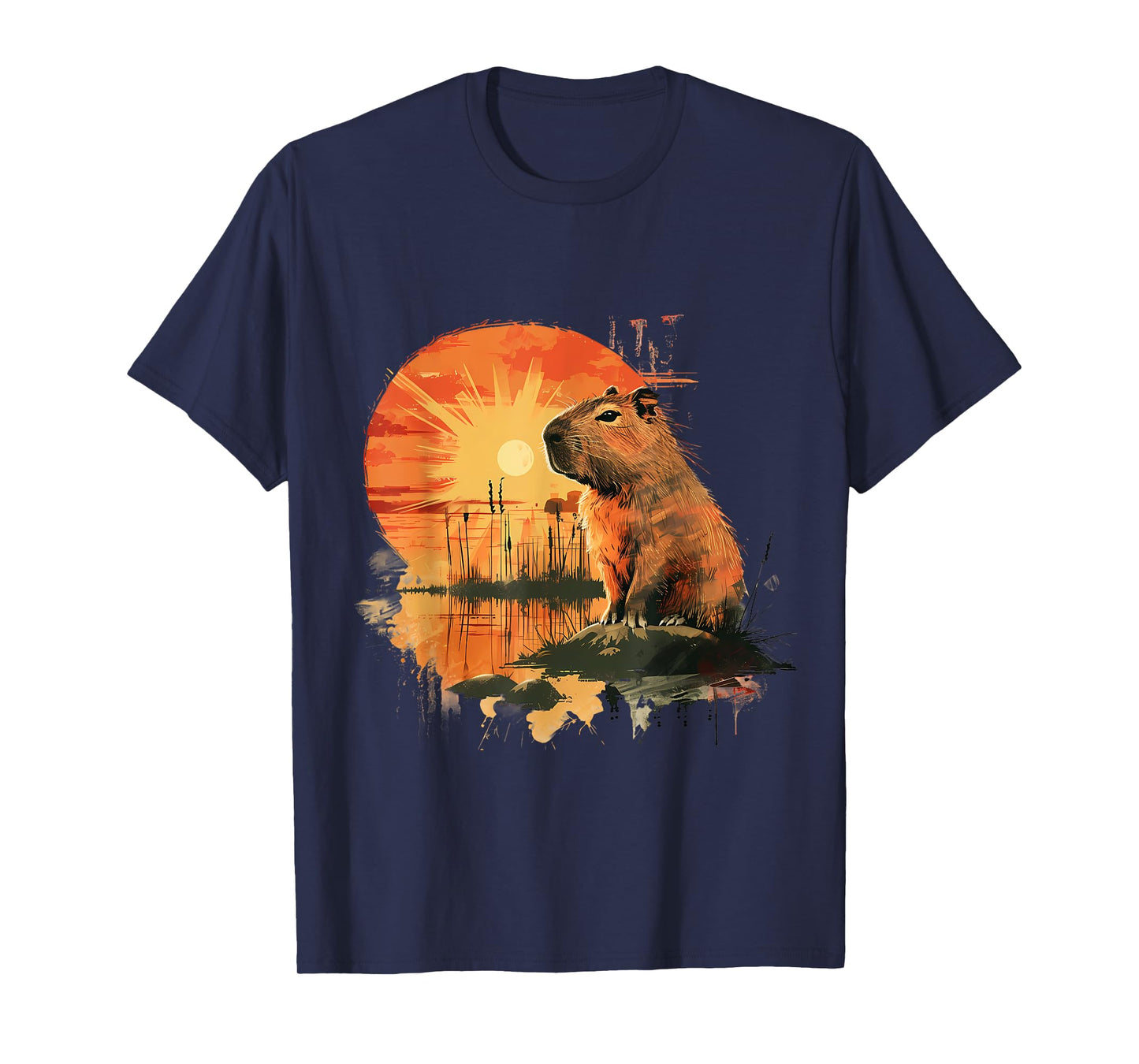 Capybara Lover Forest Wildlife Rodent Cute Capybara Animal T-Shirt