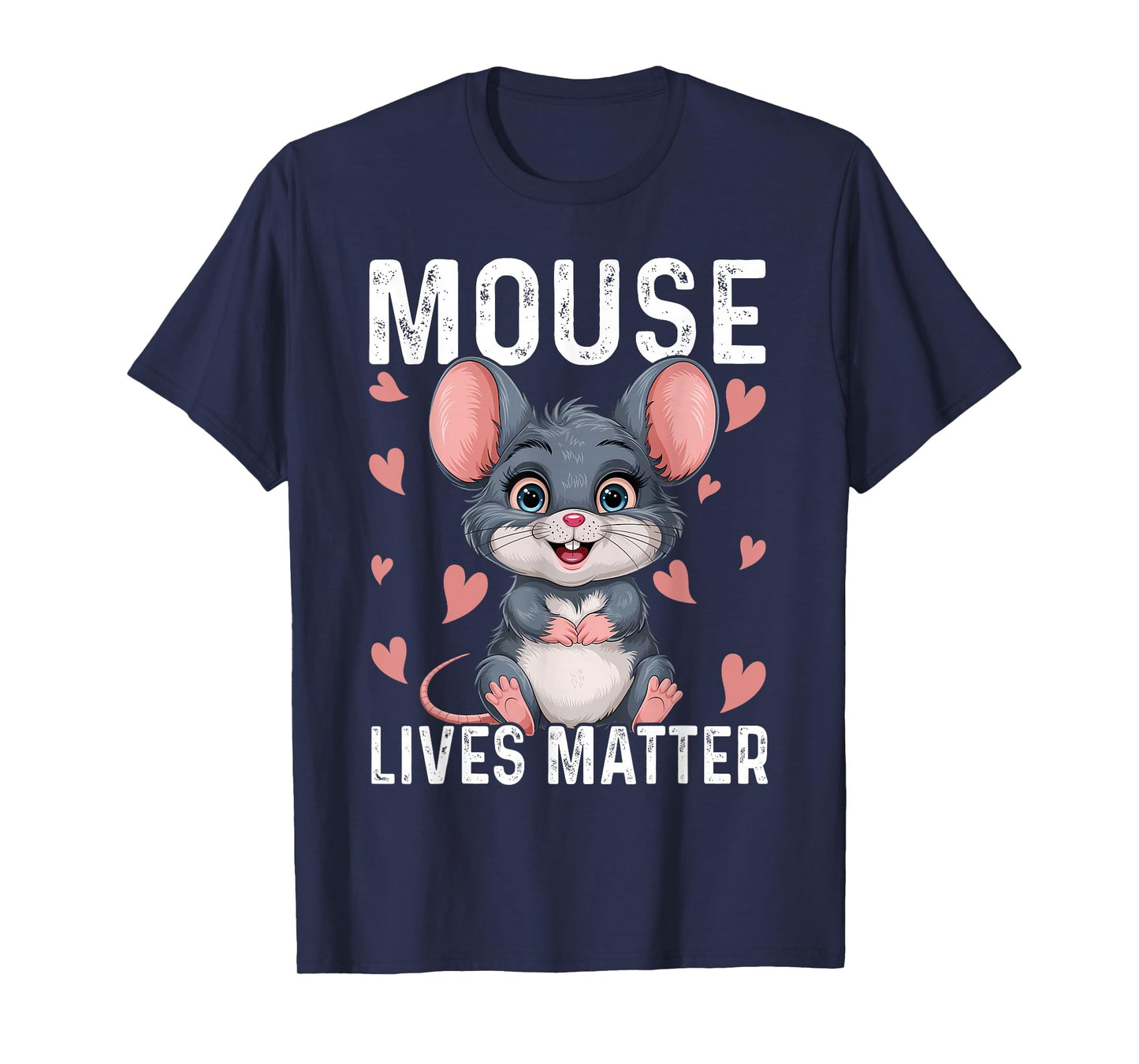 Funny Mice Design Mouse Lives Matter T-Shirt