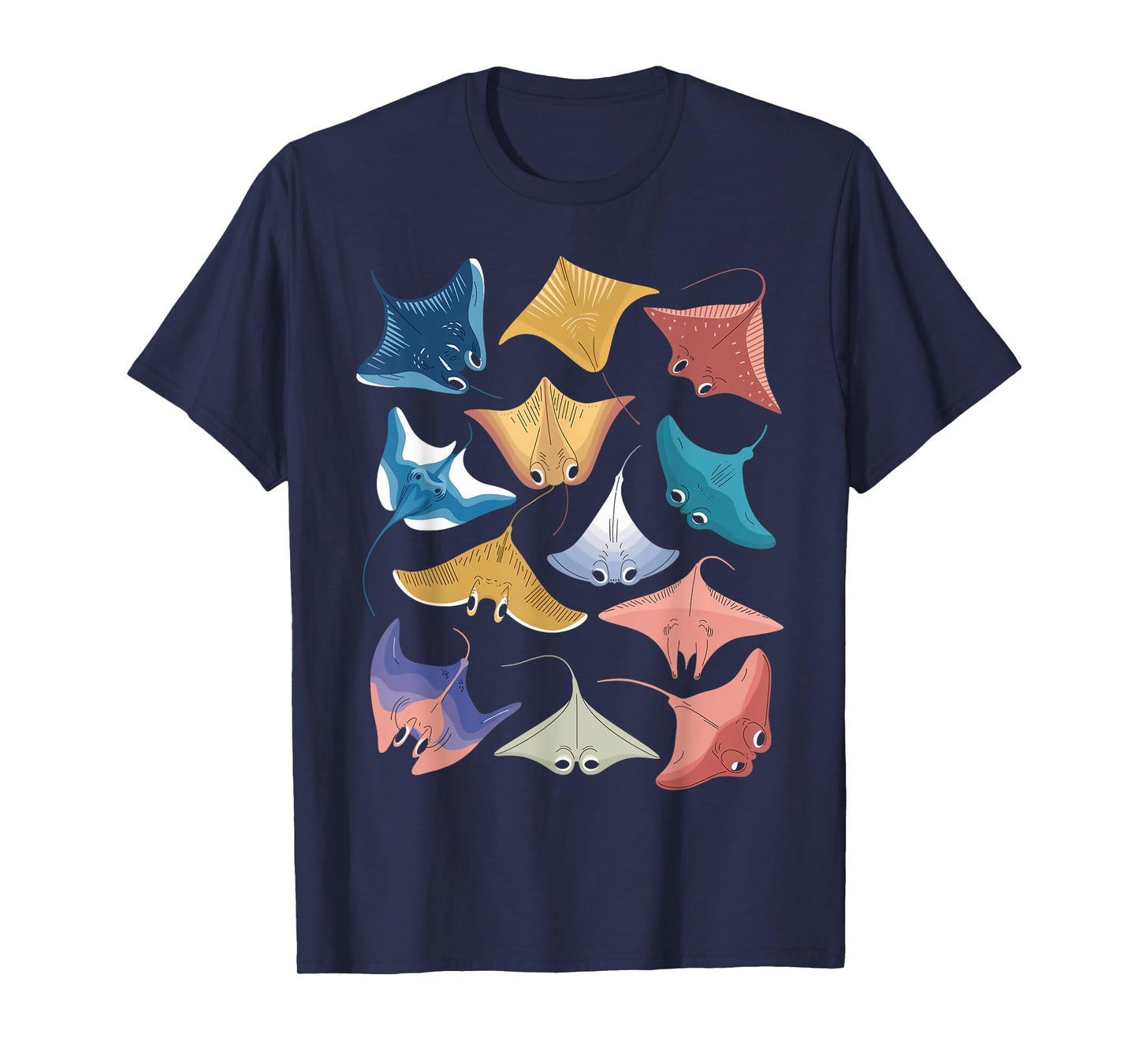 Sea Ocean Stingray Animal Different Manta Ray T-Shirt