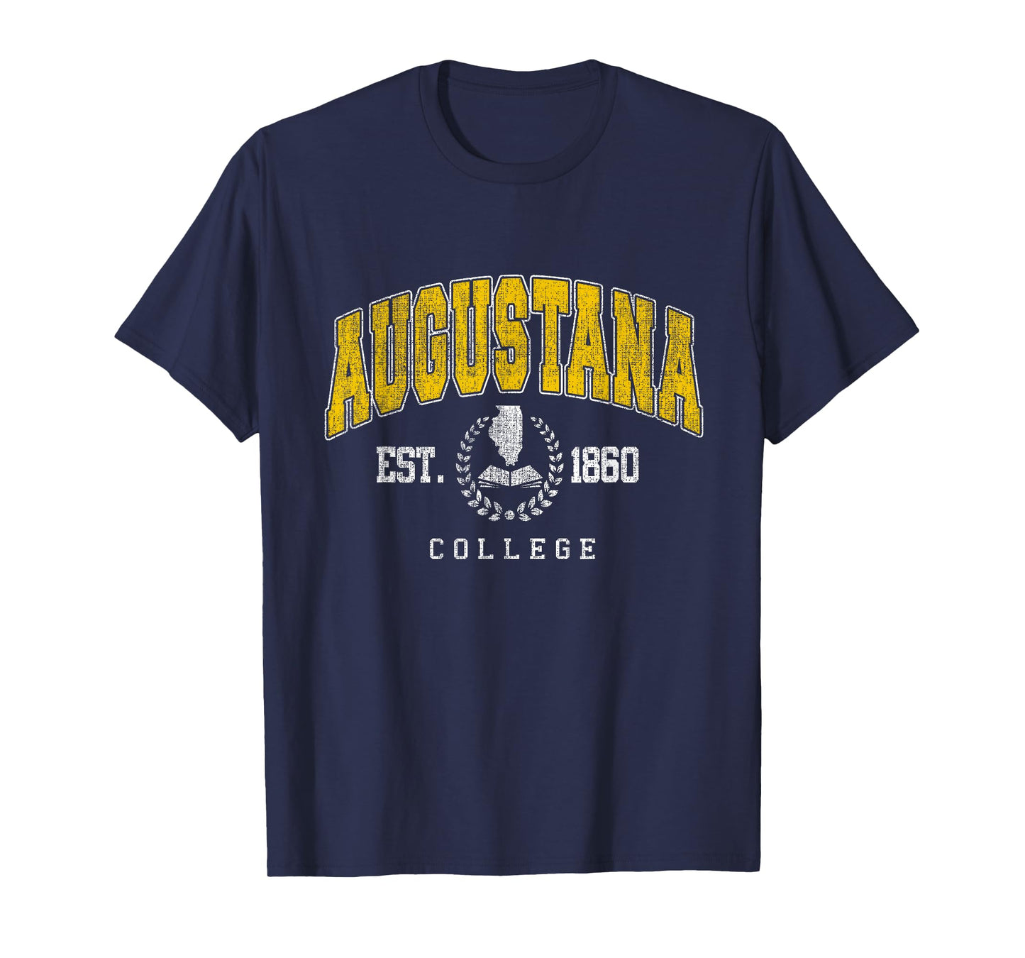 Augustana Arch Athletic Vintage Sports Tee Men Women T-Shirt