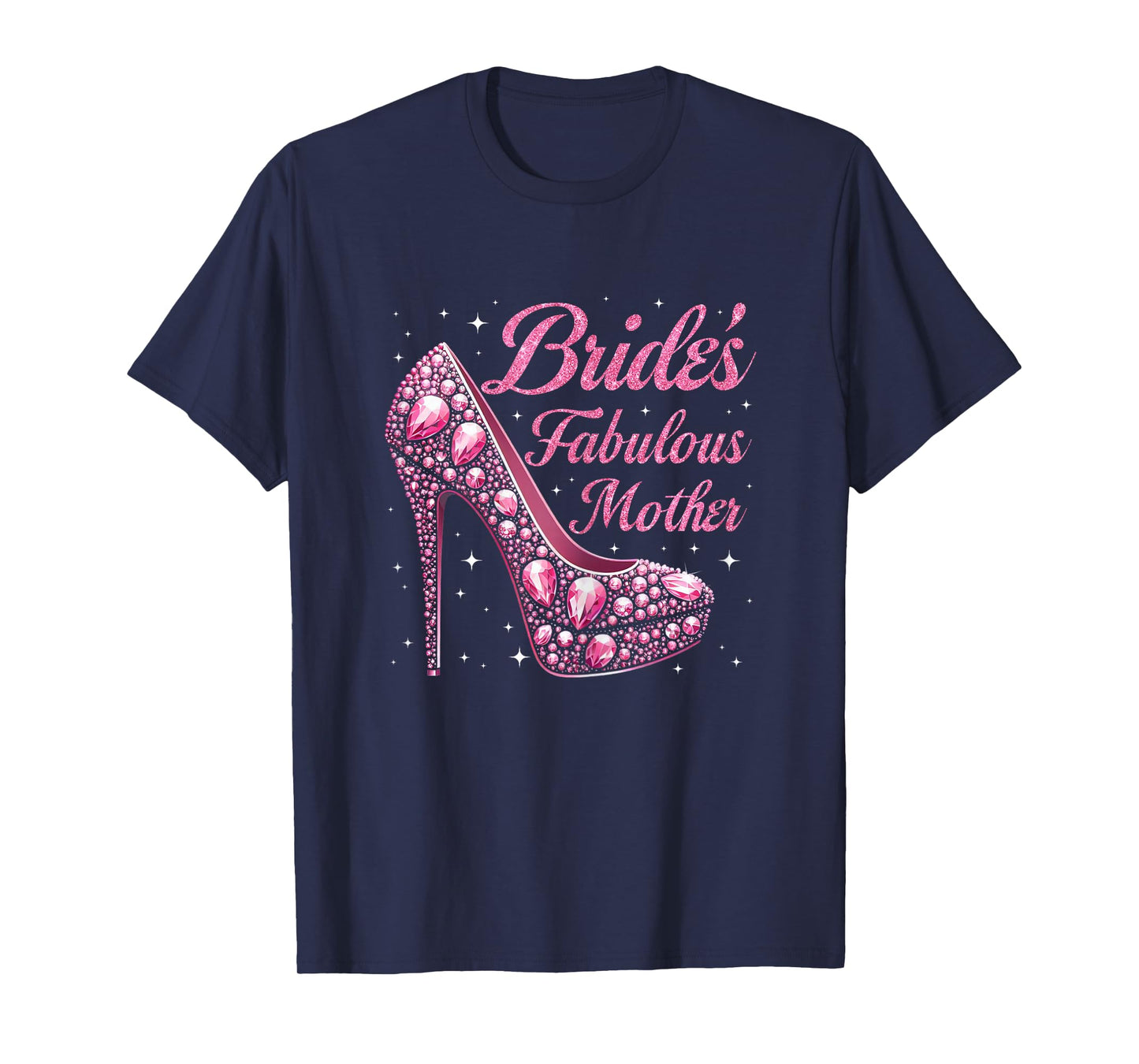Mother's Fabulous Bride Happy Wedding Married Day Vintage T-Shirt