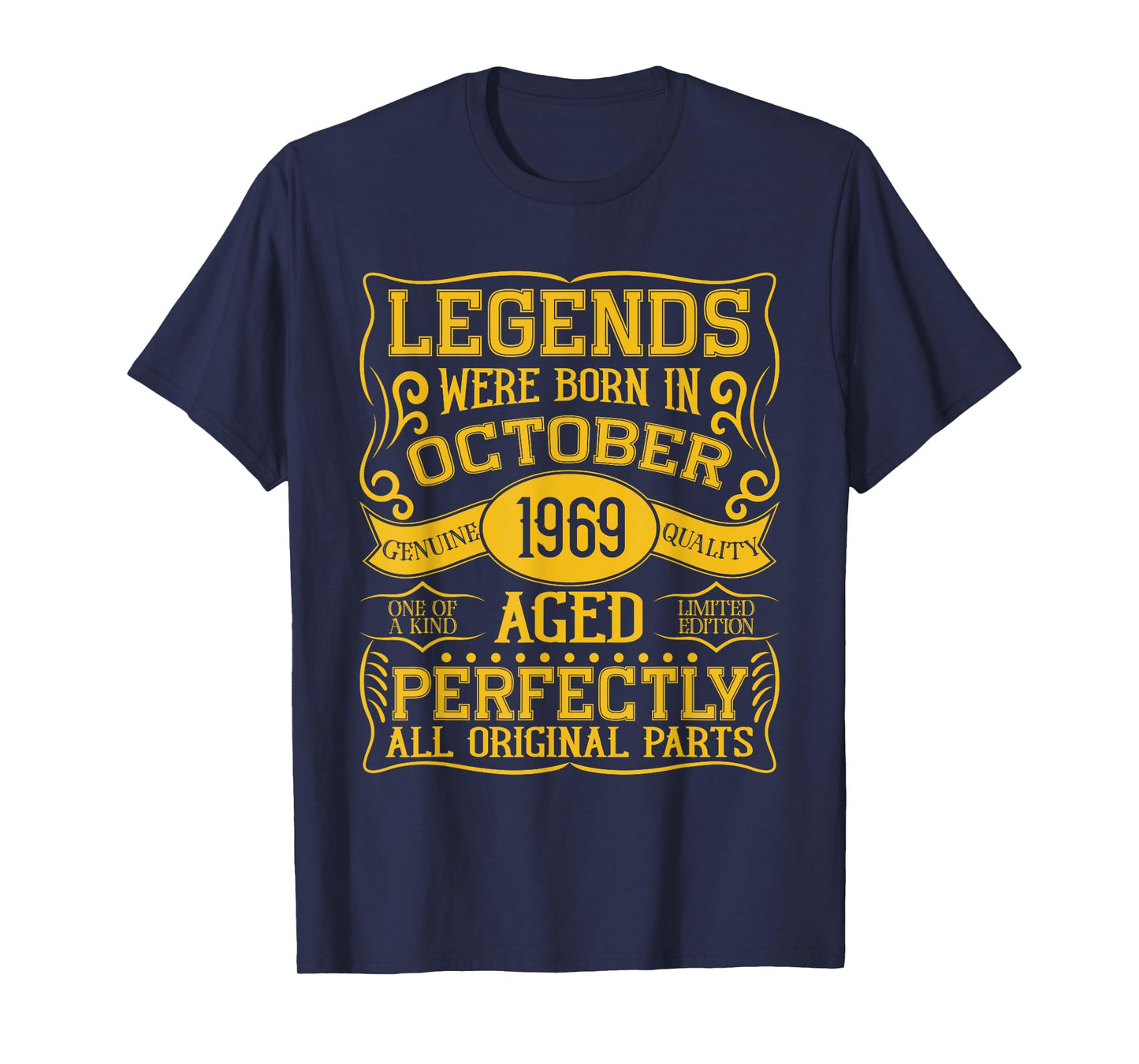 55th Birthday Legends Were Born In October 1969 T-Shirt
