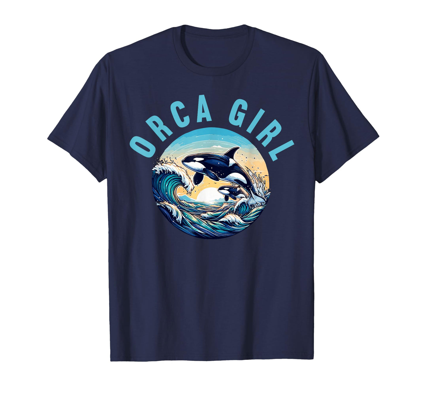 Orca Kids Girl Orca Whale T-Shirt
