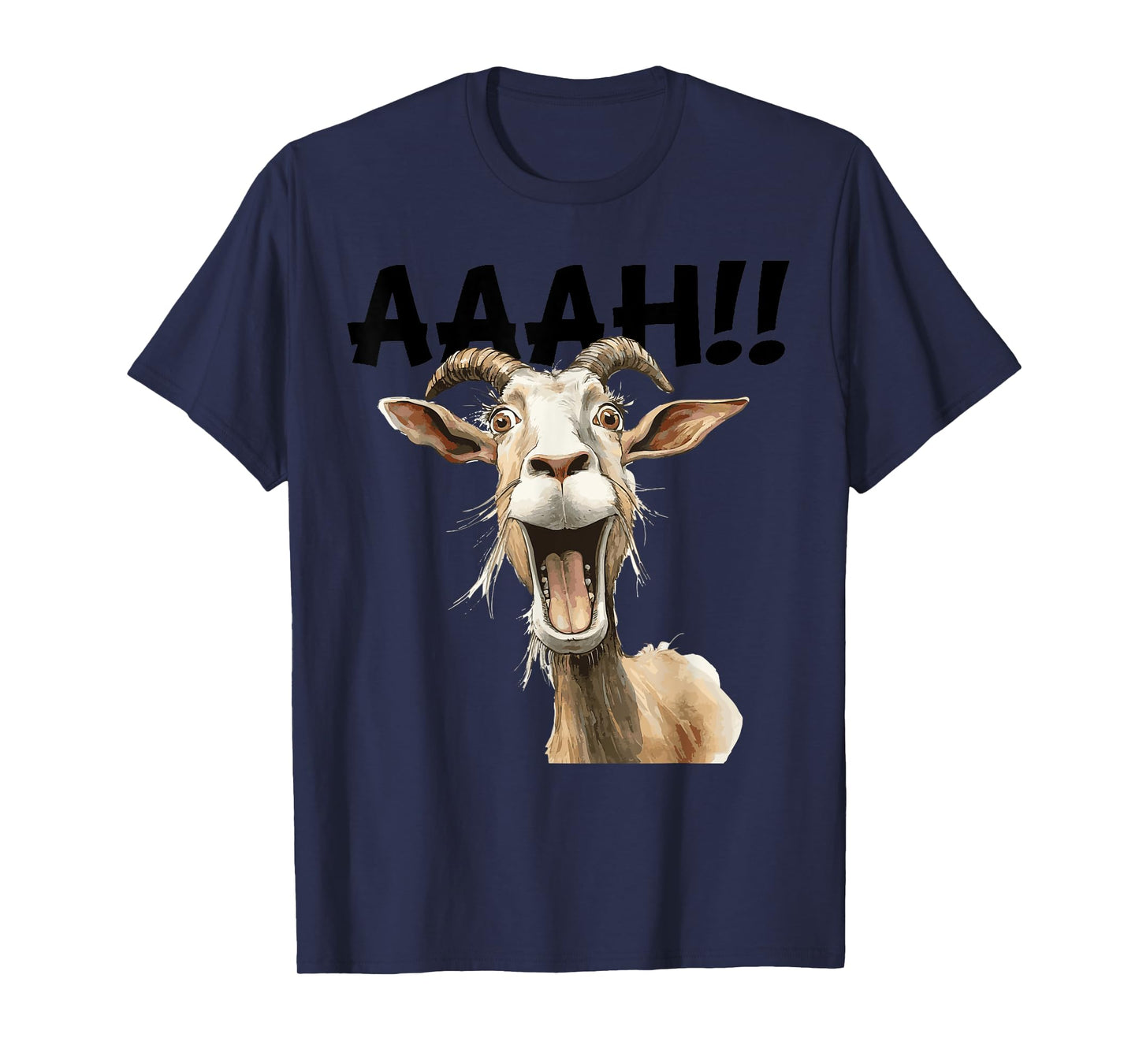 funny screaming Goat T-Shirt