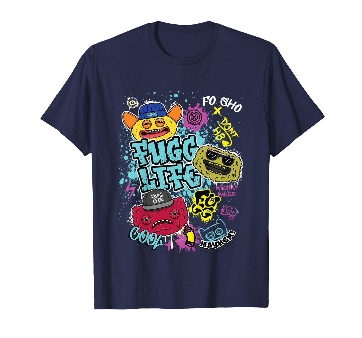 Fugg Life Grin Count Underoo Mcgoo Wide Eyed Weirdo Kids T-Shirt
