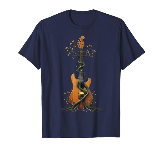Acoustic Guitar Tree of Life Guitar Player Guitarist T-Shirt