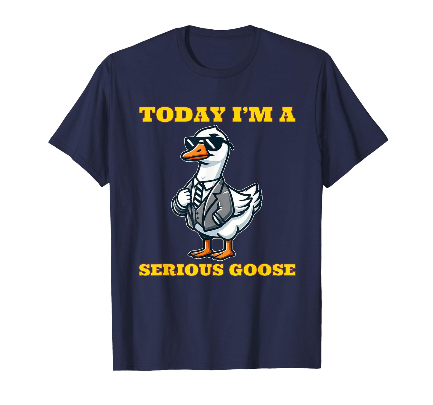 Today I'm a Serious Goose Funny Silly Goose T-Shirt