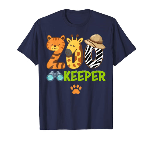 Zookeeper Animals Zoo Wildlife Lover Safari Savanna Costume T-Shirt