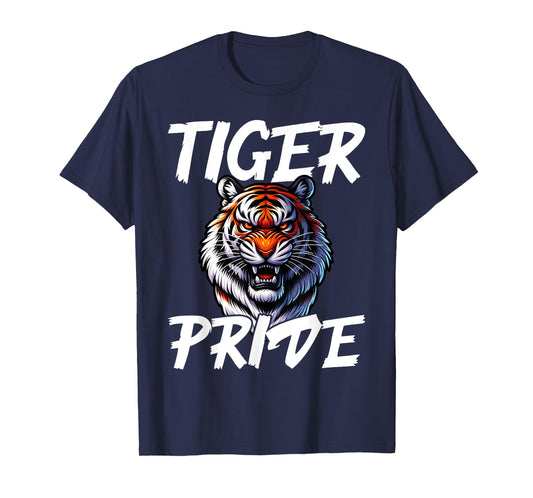 Cool Tiger Pride Wild Animal Lover Wildlife Nature Graphic T-Shirt