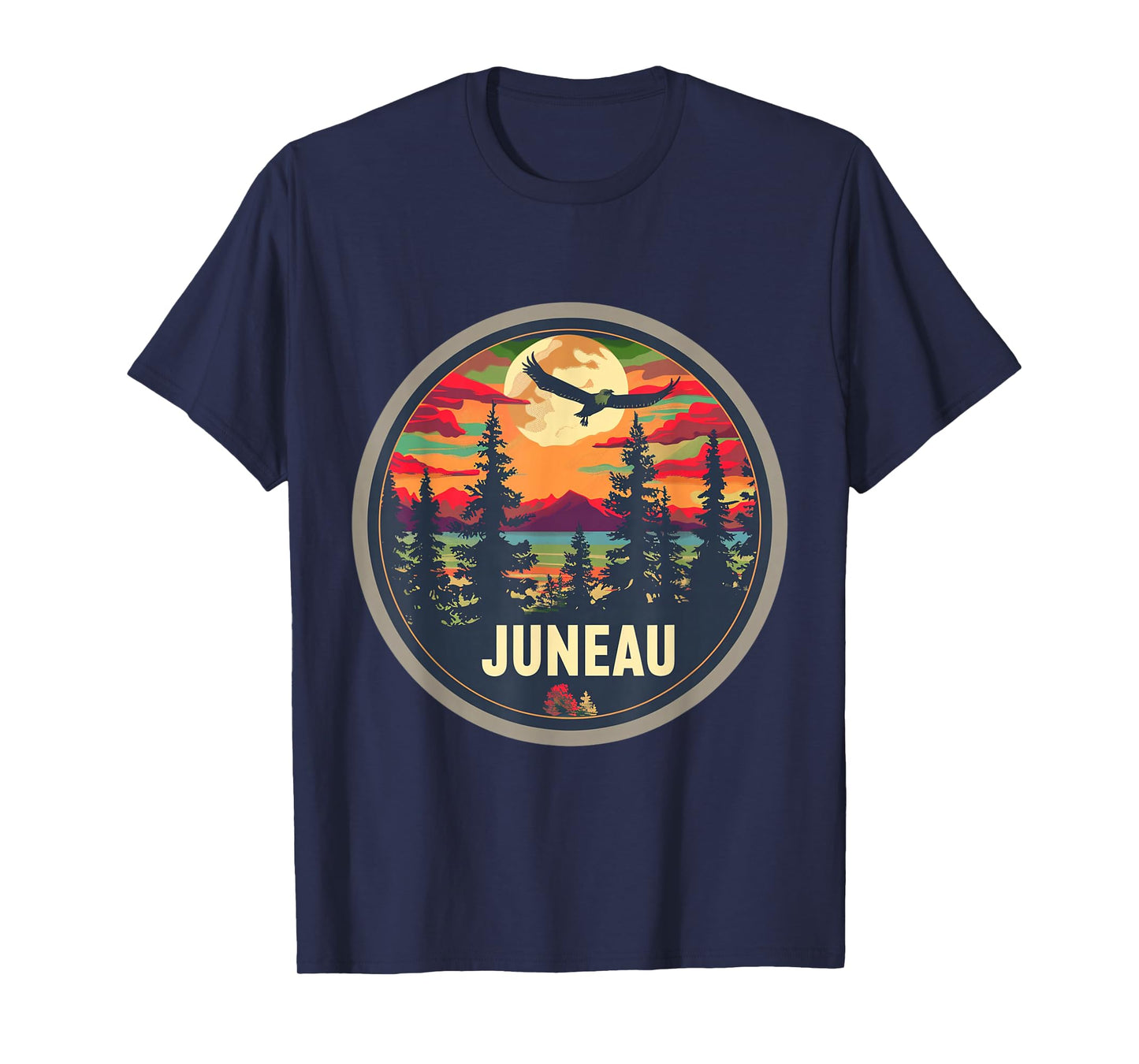 Juneau Alaska Vacation Wildlife Bears Moose Adventure T-Shirt