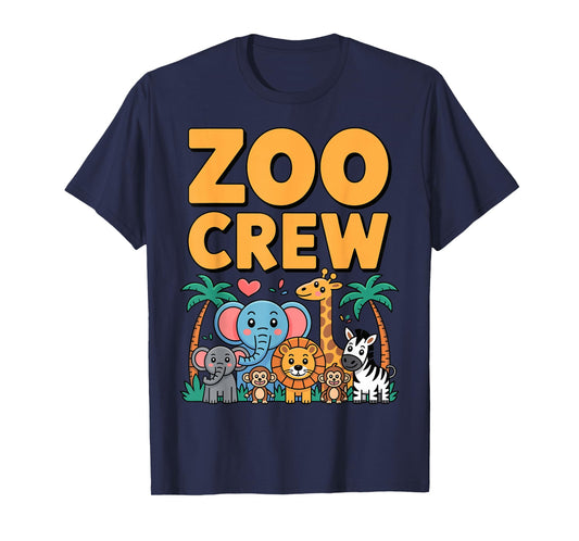 Safari Tour Wildlife Fans Zoo Keeper Jungle Animals Zoo Crew T-Shirt