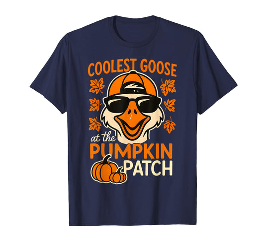 HUGvyn Halloween: Goose Coolest Pumpkin In The Patch Boy Kid T-Shirt