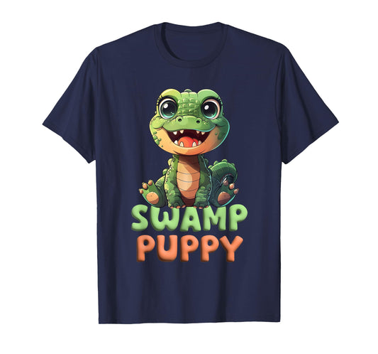 Swamp Puppy Alligator Lover T-Shirt – Funny Gator T-Shirt