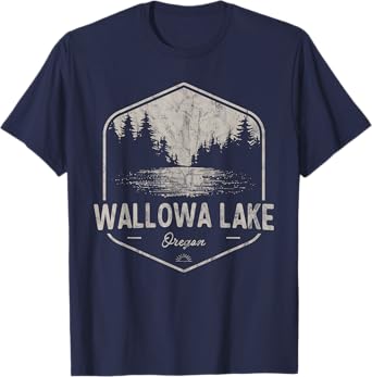 Wallowa Lake Oregon Outdoors Vintage T-Shirt