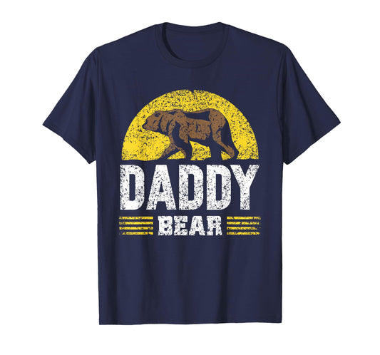 Daddy Bear Lover Animal Pun Bears Bear Dad Father Papa T-Shirt
