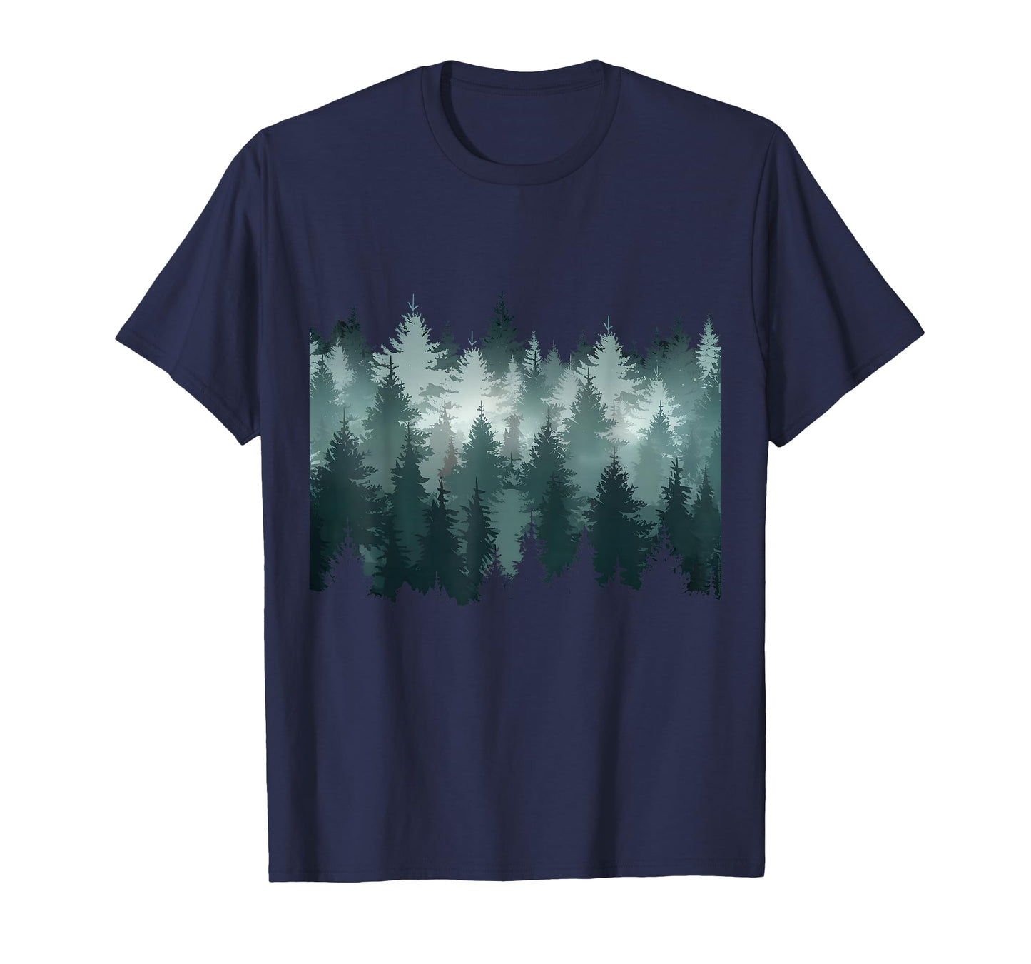 Trees Nature Mountains Adventure Outdoor Wildlife Forest T-Shirt