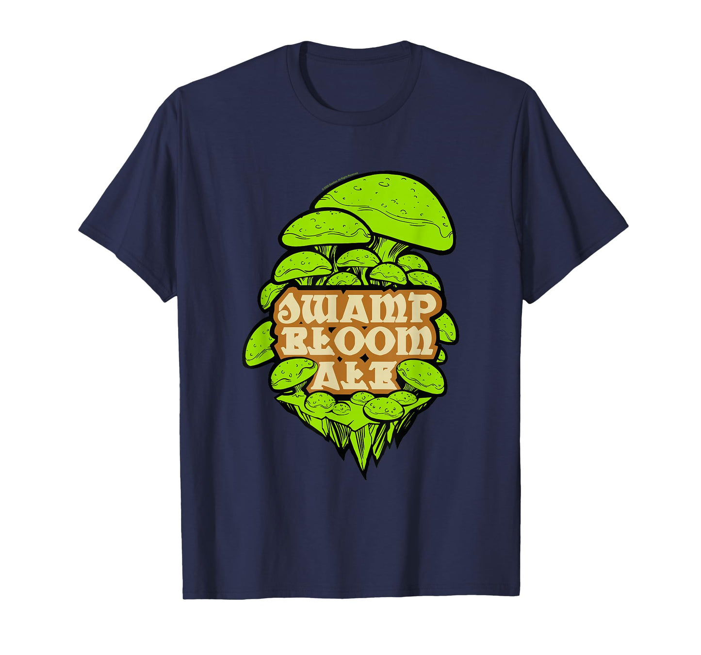 Borderlands Swamp Bloom Ale Mushroom Logo Video Game T-Shirt
