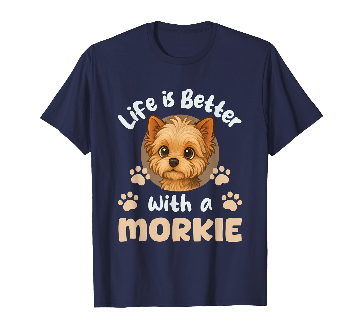Morkie Owner Lover Mom Dad Parent T-Shirt