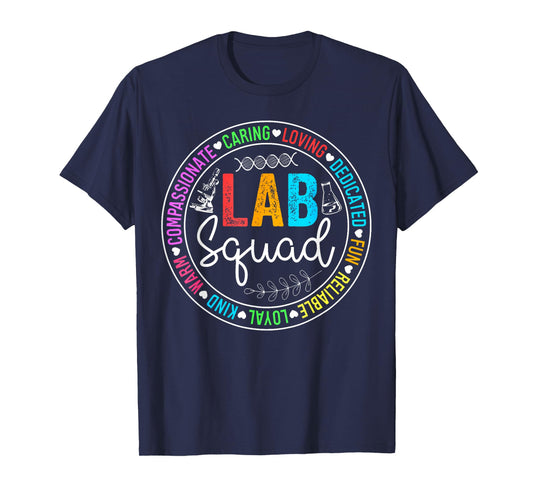 Lab Squad Funny Lab Week 2025 Medical Laboratory Technician T-Shirt