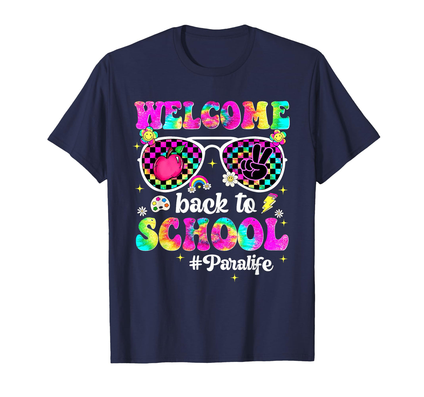 Welcome Back To School Para Sunglasses First Day Of School T-Shirt