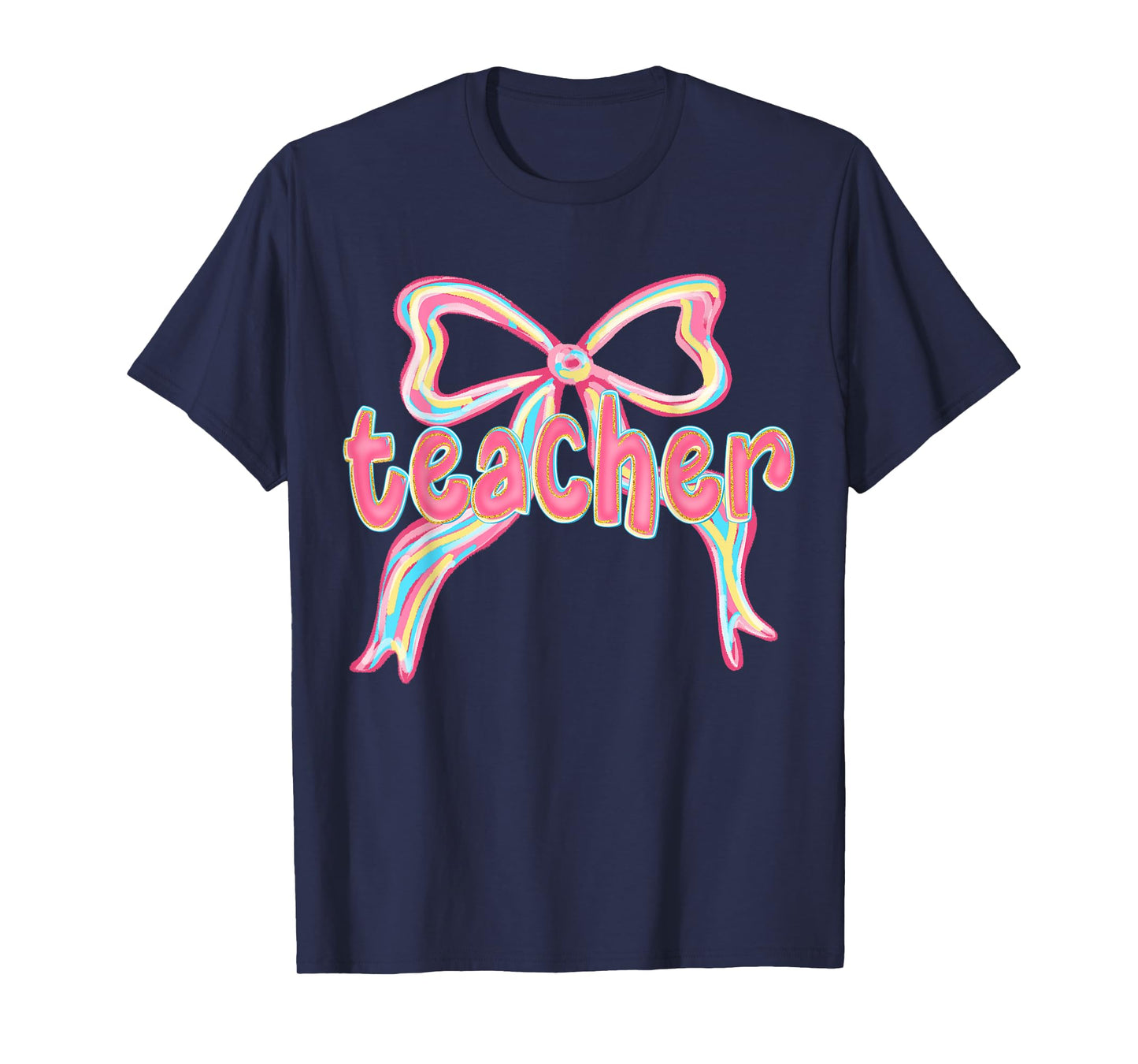 Teacher Coquette Bow Teacher Appreciation Back to School T-Shirt
