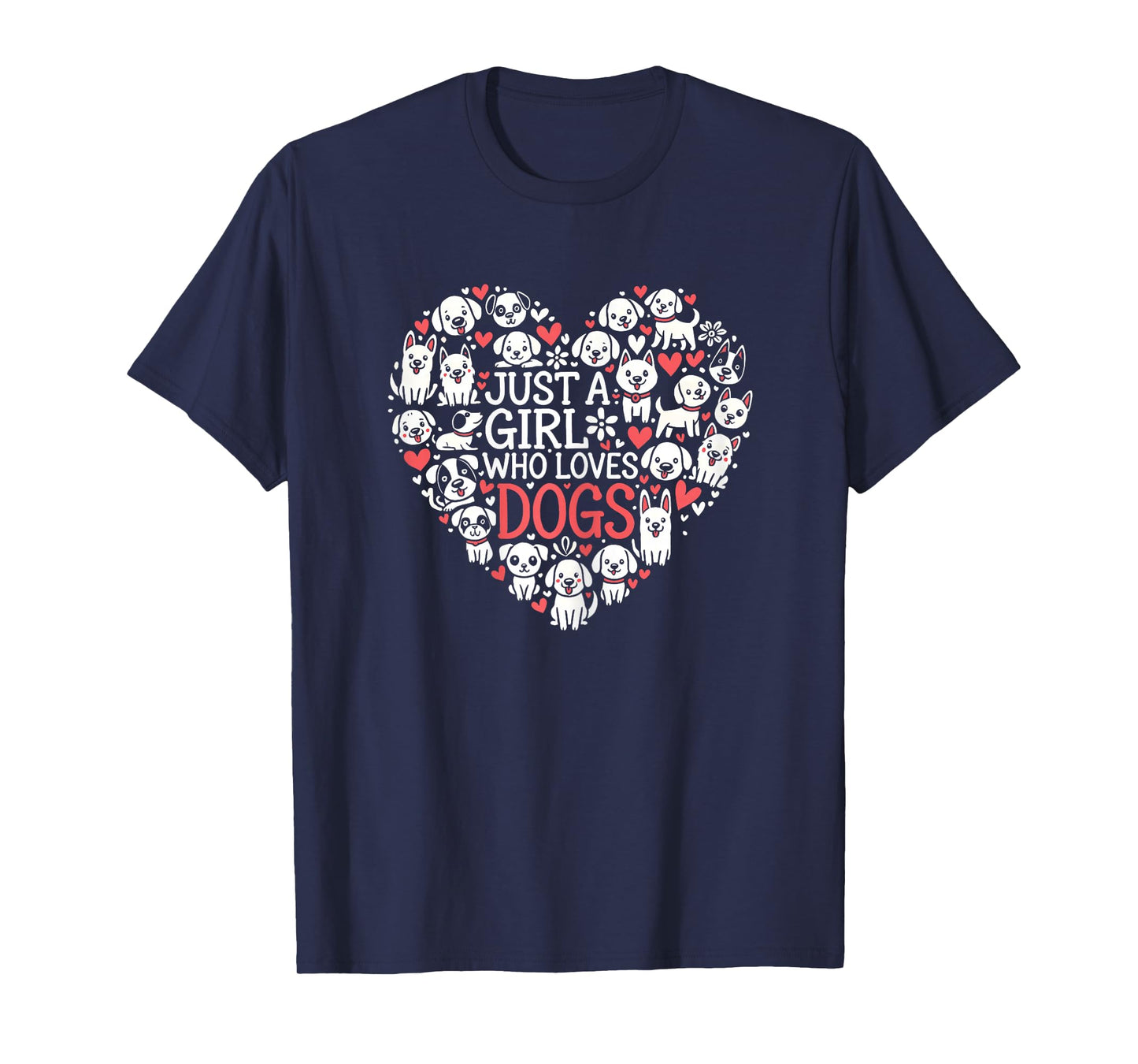 Cute Dog Lover Cute Puppy Girl Design T-Shirt
