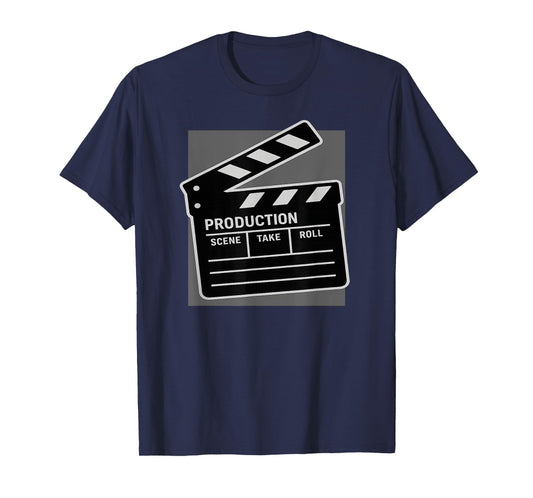 Lights Camera Action Clapperboard Production Life Filmmakers T-Shirt