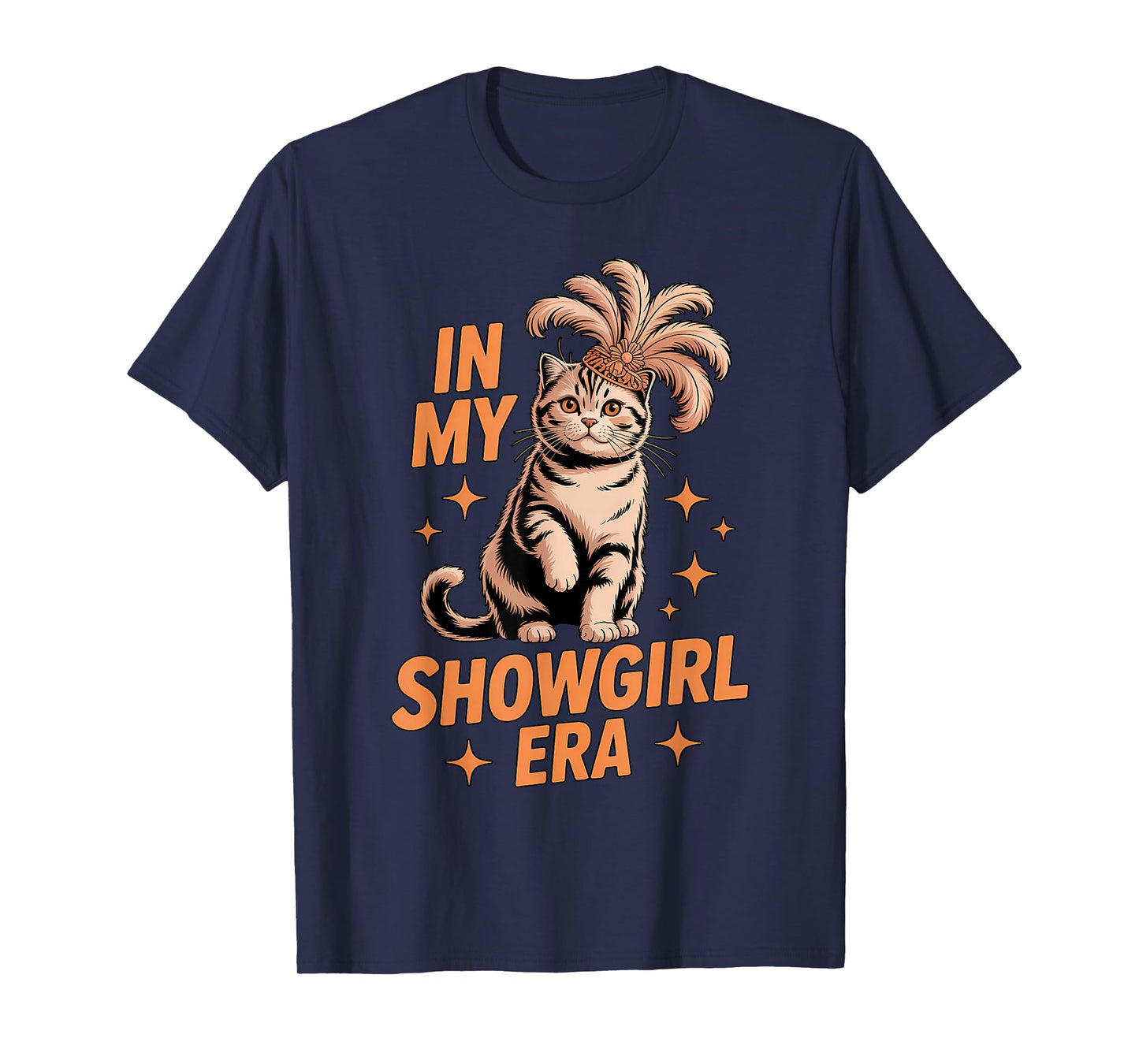 Show Girl Era Cat Graphic Outfit for Women Girls T-Shirt