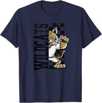 Wildcats Spirit High School Mascot Sports Team T-Shirt