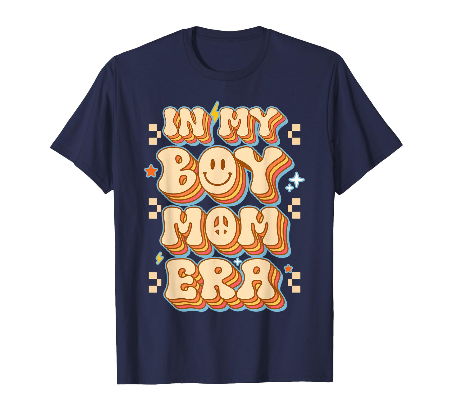 In My Boy Mom Era Retro Shirt Mother's Day Gift T-Shirt