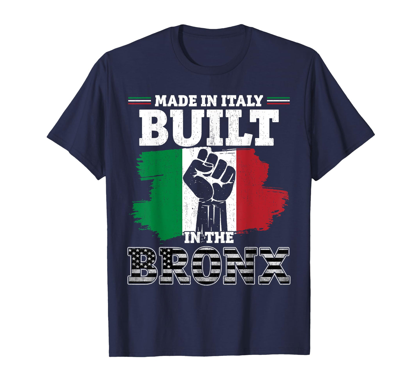 From Italy Raised in the Bronx - Ideas Gifts Men Women Pride T-Shirt