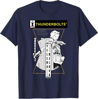 Marvel Studios Thunderbolts Yelena Belova B&W Comic Cover #1 T-Shirt