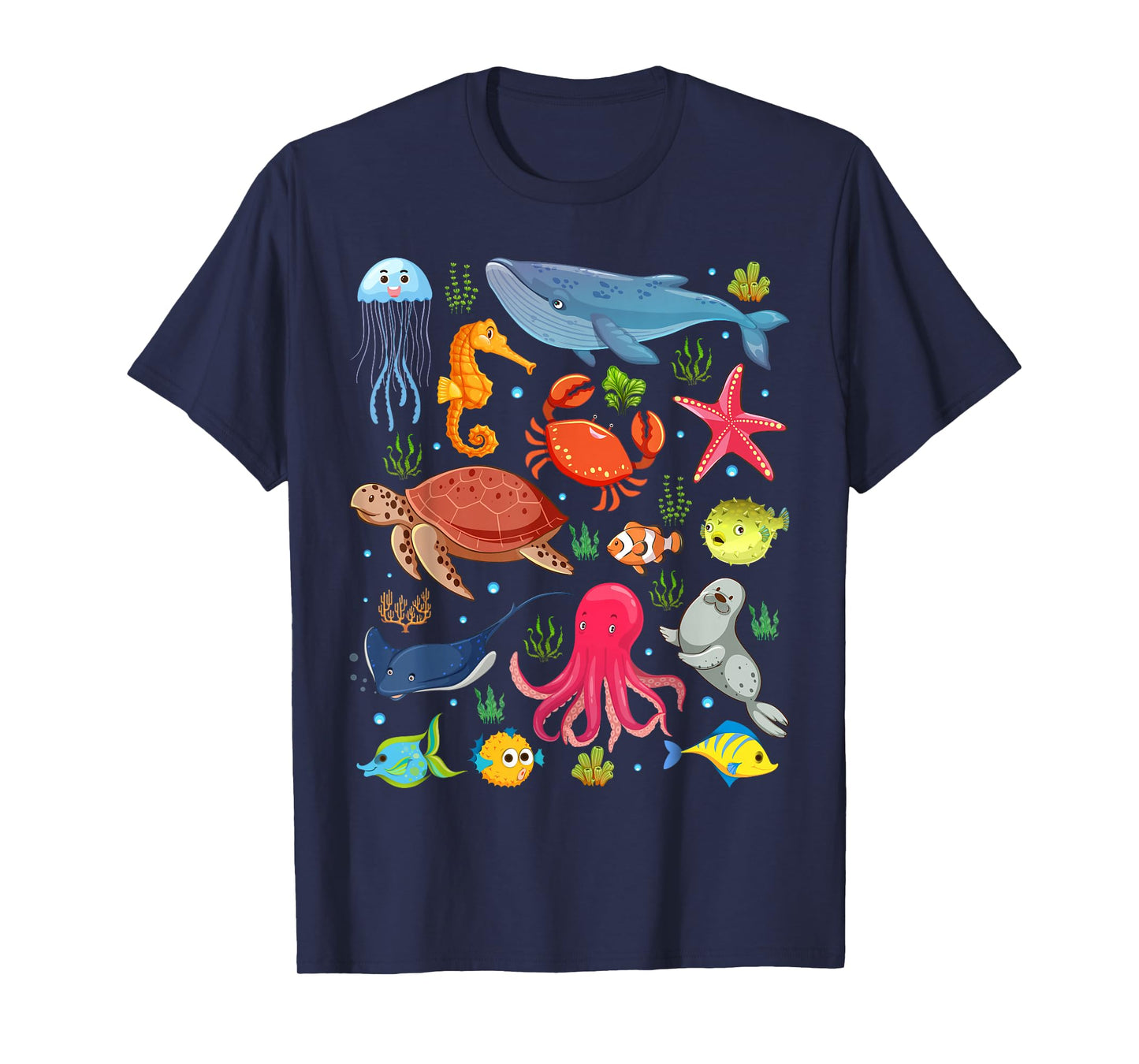 Ocean Life Sea Aesthetic Dolphin Beach 90s Vintage Graphic T-Shirt