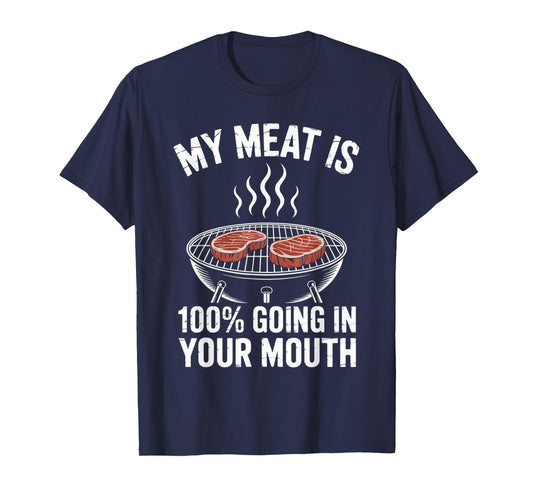 Grilling Meat Cooking Sarcastic Bbq Grill Cook Bake At Home T-Shirt