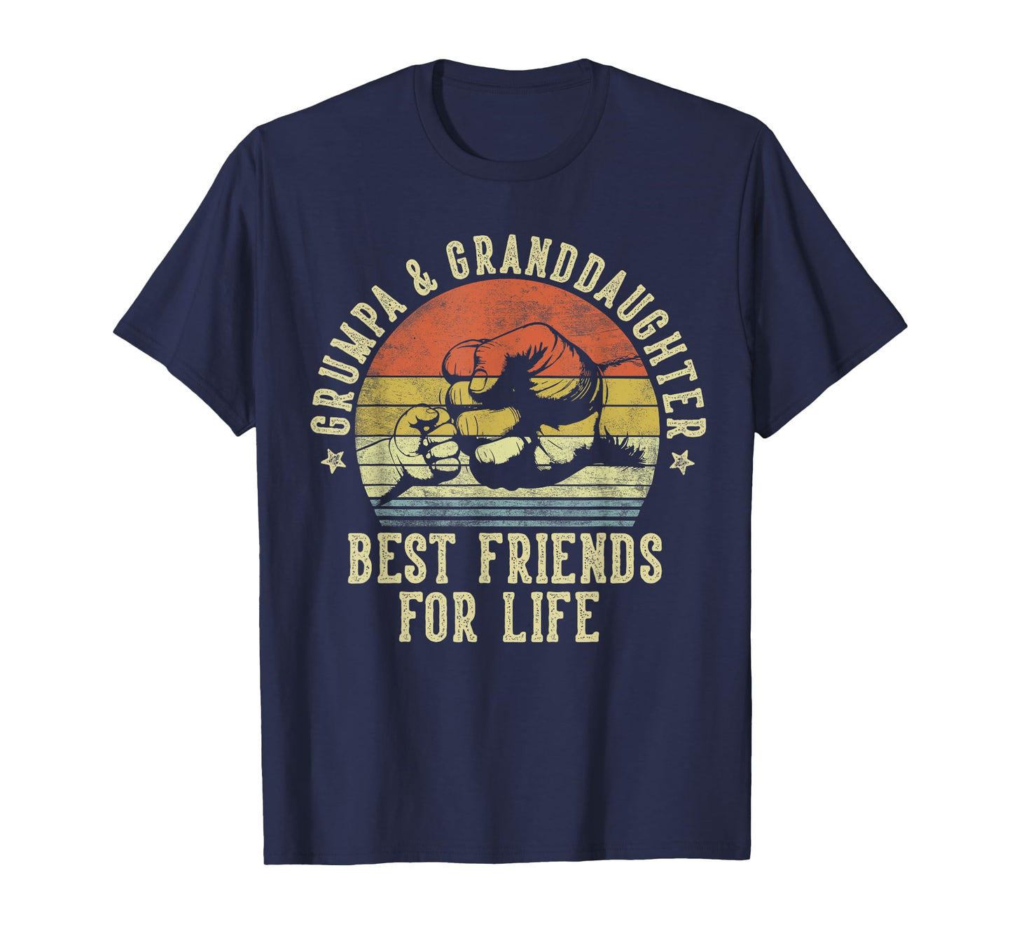 Grumpa and Granddaughter Best Friends for Life Funny Grumpa T-Shirt