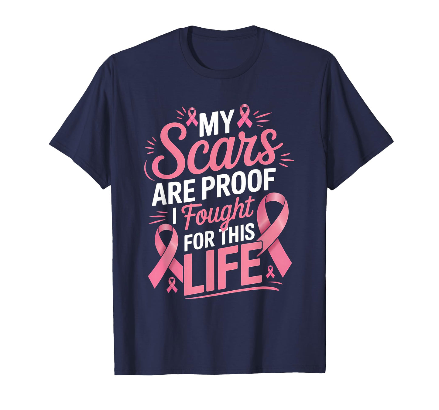 Funny Mastectomy Breast Cancer Warrior T-Shirt
