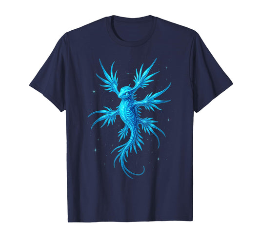 Blue Sea Dragon Glaucus Atlanticus Ocean Creature T-Shirt
