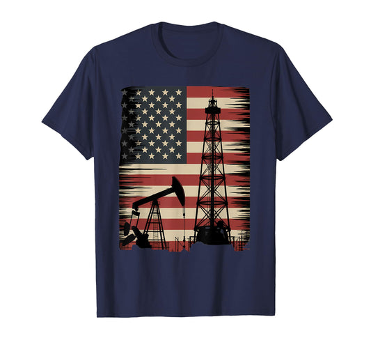 Oil Rig Worker Oil Worker Oilman Oilfield Drilling T-Shirt