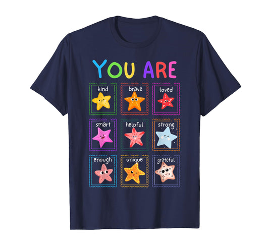 You Are Kind Starfish Back To School Teacher Appreciation T-Shirt