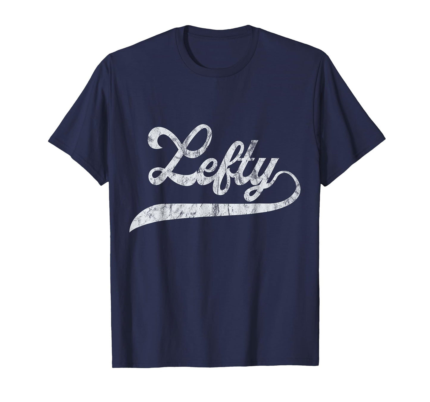 Lefty Left Handed Pride Southpaw Softball Script T-Shirt