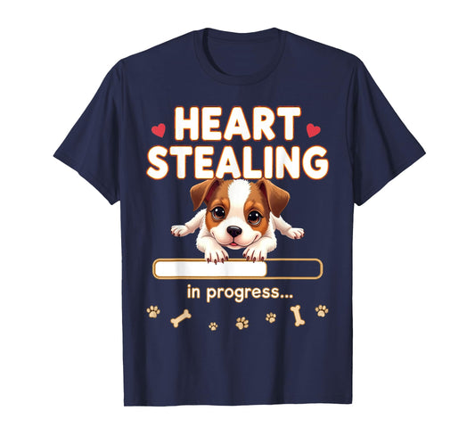 Heart Jack Russell Terrier Dog Funny Gift Jack Russell Puppy T-Shirt