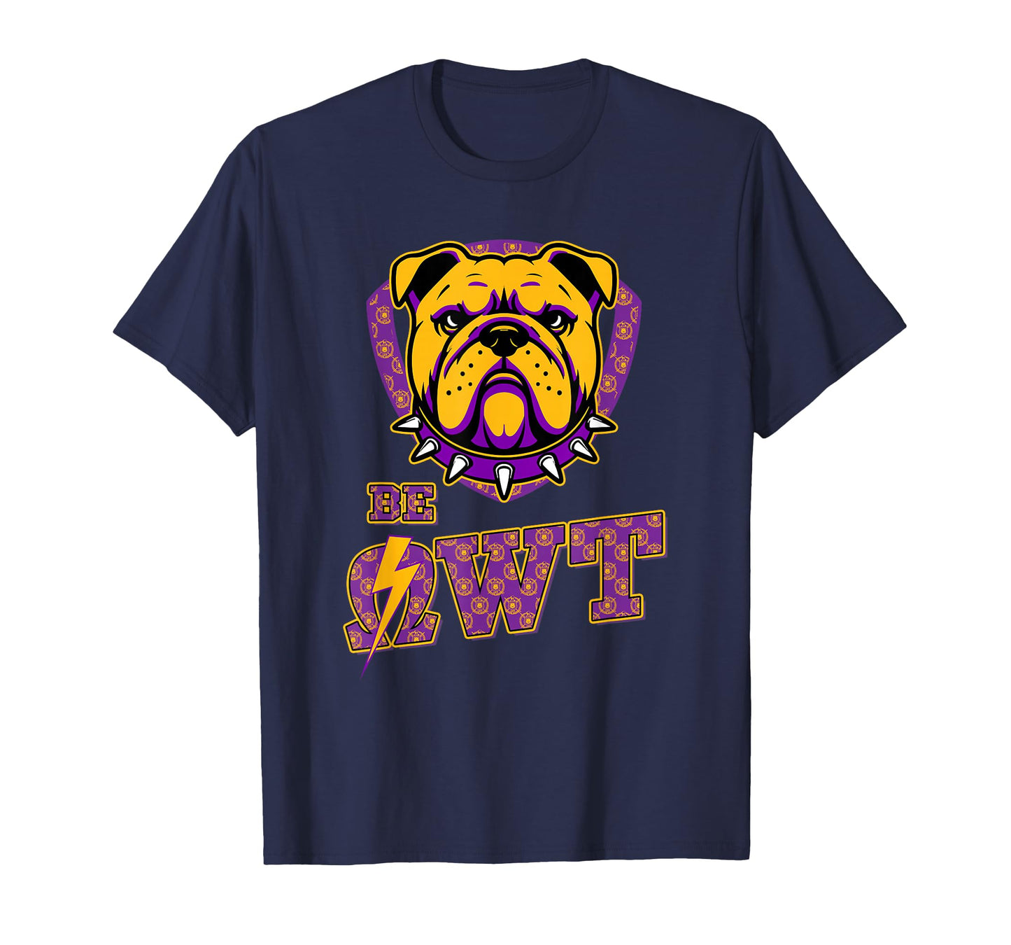 Omega Psi Phi Fraternity Paraphernalia, Be OWT Bulldog T-Shirt
