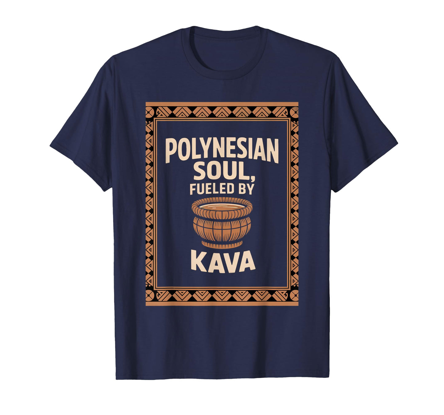 Pacific Island Kava Culture Artwork Design T-Shirt