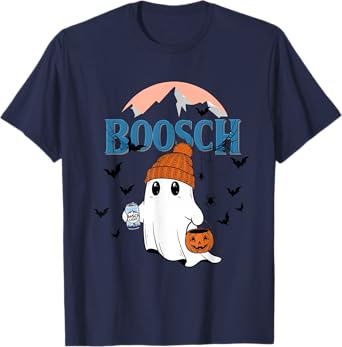Cute Boosch Light Ghost Beer Pumkins Ghost Halloween T-Shirt