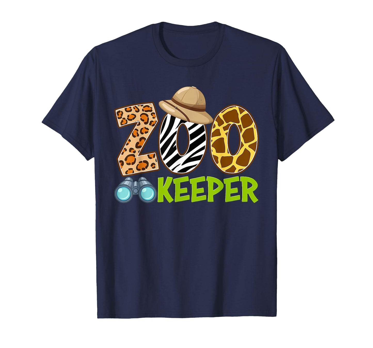 Zookeeper Animals Zoo Wildlife Lover Safari Costume T-Shirt